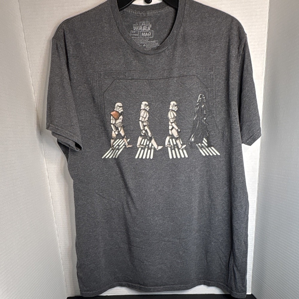 Mad Engine Star Wars Darth Vader Gray Graphic T-Shirt Clothing